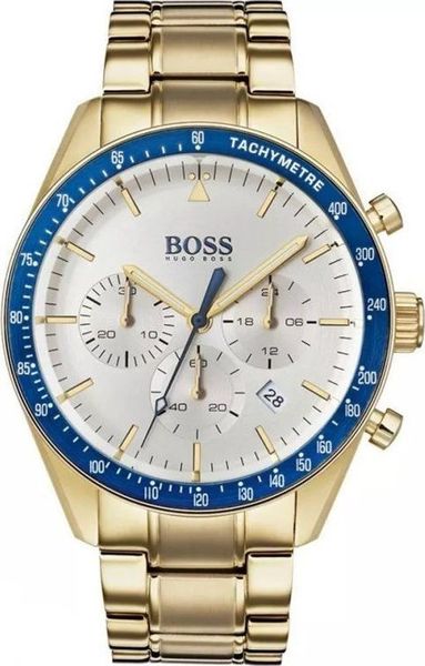 Zegarek Hugo Boss ZEGAREK MĘSKI HUGO BOSS 1513631 - TROPHY (zx137a). Zegarki męskie Hugo Boss, bez wzorów. Za 950.99 zł.