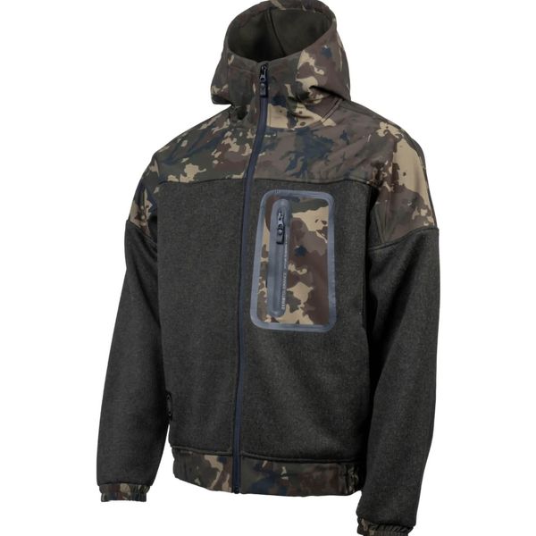 Bluza Wędkarska Rozpinana Nash Zero Tolerance Nordic Fleece Zipped. Brązowe bluzy męskie Nash, xl, bez wzorów, sportowe, bez ramiączek, bez kaptura. Za 569.99 zł.