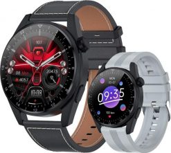 Smartwatch Rubicon RNCE78 Czarny (RNCE78). Czarne zegarki smartwatch Rubicon, bez wzorów. Za 209.00 zł.