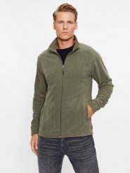 CMP Polar 33H2347 Zielony Regular Fit. Zielone bluzy sportowe męskie CMP, m, bez wzorów, z polaru, bez kaptura. Za 179.99 zł.
