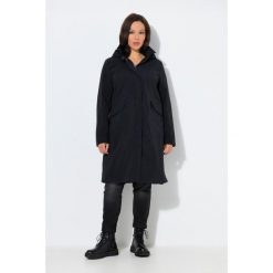 Damskie Parka funkcyjna HYPRAR hydrofobowa kaptur. Czarne parki damskie Ulla Popken, plus size, bez wzorów, z materiału, plus size, bez kaptura. Za 699.99 zł.