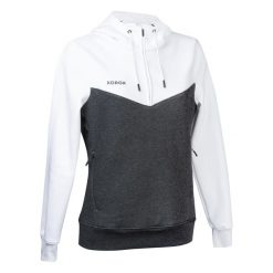 Bluza do hokeja na trawie damska Korok FH500. Niebieskie bluzy damskie KOROK, m, bez wzorów, z bawełny, sportowe, bez ramiączek, bez kaptura. Za 179.99 zł.