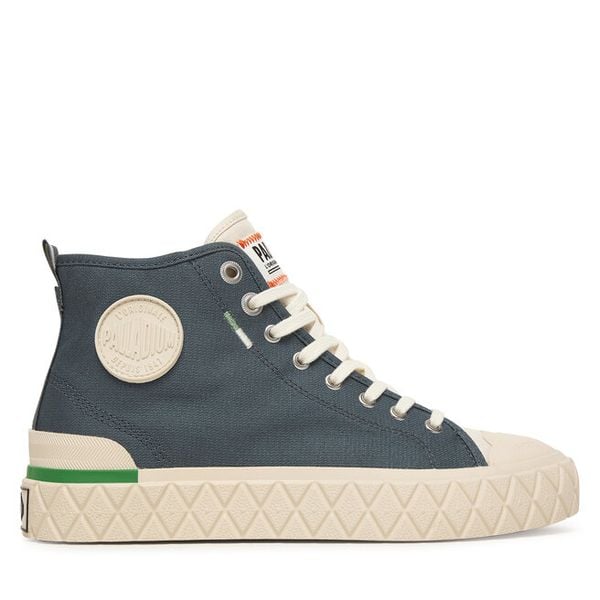 Trapery Palladium. Niebieskie trapery damskie Palladium, bez zapięcia. Za 343.99 zł.