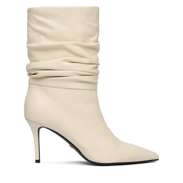 Botki GINO ROSSI. Botki damskie Gino Rossi, bez wzorów, bez obcasa, na szpilce, bez zapięcia. Za 329.99 zł.