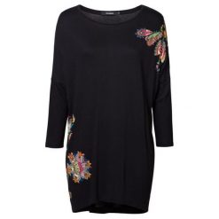 Desigual damska tunika Ts Nai, M, czarna. Czarne t-shirty damskie Desigual, m, bez wzorów, bez ramiączek. W wyprzedaży za 186.00 zł.