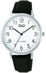 Zegarek Q&Q C34A-007P męski klasyczny biała tarcza cyfry . Białe zegarki męskie Q&Q, bez wzorów. Za 109.00 zł.