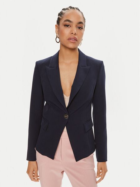 Liu Jo Marynarka CA4199 T2200 Granatowy Regular Fit. Niebieskie marynarki i żakiety damskie Liu Jo, bez wzorów, z syntetyku, bez kołnierzyka, bez ramiączek. Za 709.99 zł.