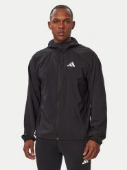 Adidas Kurtka do biegania Adi365 Running Essentials JZ7782 Czarny Regular Fit. Czarne kurtki sportowe męskie Adidas, m, bez wzorów, z syntetyku, bez kaptura, do biegania. Za 254.99 zł.