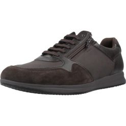 Buty GEOX U AVERY Brązowy. Brązowe buty zimowe męskie Geox, bez wzorów, ze skóry, bez obcasa, bez zapięcia. Za 421.90 zł.