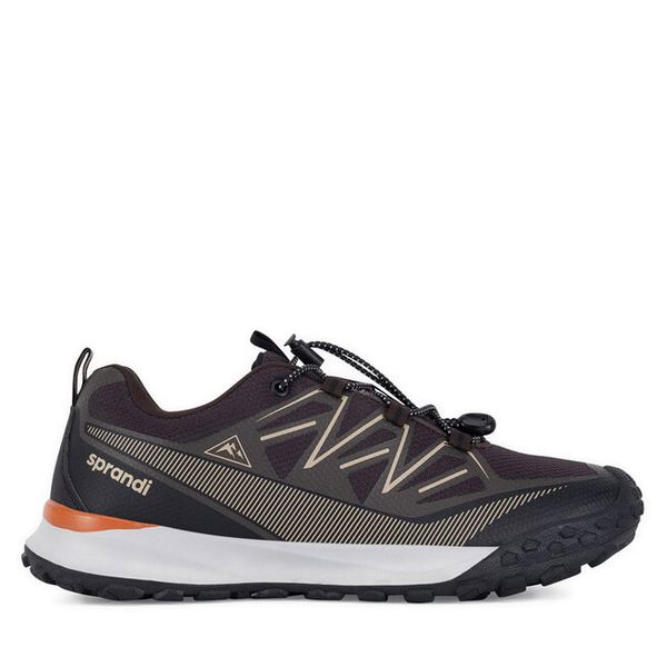 Trekkingi Sprandi. Brązowe buty zimowe męskie Sprandi, bez wzorów, bez obcasa, bez zapięcia. Za 169.99 zł.