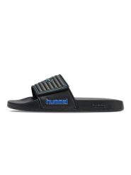 Klapki basenowe Hummel Pool. Szare klapki damskie Hummel, bez wzorów, z materiału, klasyczne, bez obcasa, bez zapięcia. Za 187.00 zł.