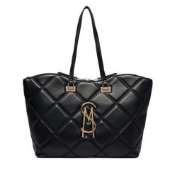 Torebka Steve Madden. Czarne shopperki damskie Steve Madden, bez wzorów, bez dodatków. Za 559.99 zł.