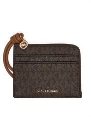 MICHAEL Michael Kors Bilonówka Jet Set 32S6GJ6W0B Brązowy. Brązowe portfele damskie MICHAEL Michael Kors, ze skóry. Za 339.99 zł.