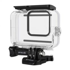Obudowa wodoodporna Puluz GoPro HERO8 Black. Czarne zegarki sportowe Puluz, bez wzorów. Za 85.00 zł.