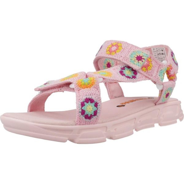 Sandały PABLOSKY 986170P Rose. Czerwone buty zimowe męskie Pablosky, bez wzorów, z tkaniny, bez obcasa, bez zapięcia. Za 150.99 zł.