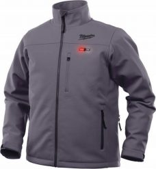 Kurtka męska Milwaukee MILWAUKEE.HEATING JACKET M12HJGREY5-0(XL) GRAY. Szare kurtki męskie Milwaukee, m, bez wzorów, bez kaptura. Za 852.89 zł.