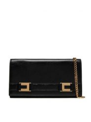 Elisabetta Franchi Portfel PF-65A-61E2-V270 Czarny. Czarne portfele damskie Elisabetta Franchi, ze skóry. Za 1,149.99 zł.