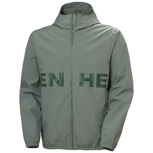 Kurtka wodoodporna Helly Hansen Core Graphic. Zielone kurtki męskie Helly Hansen, m, bez wzorów, bez kaptura. Za 631.80 zł.