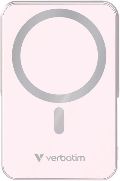 Powerbank Verbatim Charge 'n' Go Magnetic Wireless with Stand 10000mAh USB-C PD 3.0 Pink. Różowe powerbanki Verbatim. Za 222.00 zł.