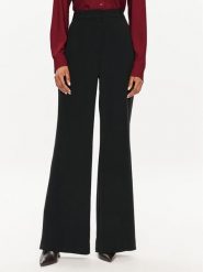 Calvin Klein Spodnie materiałowe K20K207155 Czarny Wide Leg. Czarne spodnie materiałowe damskie Calvin Klein, bez wzorów, z materiału. Za 349.99 zł.