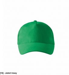 MALFINI - ADLER - Czapka unisex, 340 g/m, 100 % bawełna - nastawialna zieleń trawy. Zielone czapki damskie MALFINI, bez wzorów, z bawełny. Za 11.63 zł.