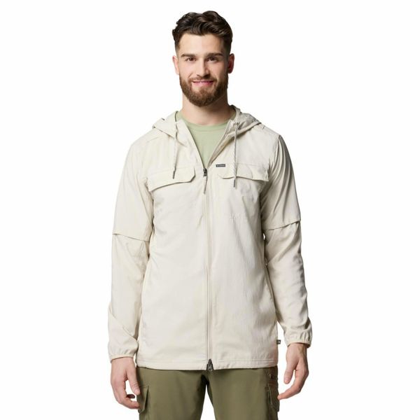 Koszula z kapturem męska Columbia Skien Valley Hooded Long Sleeve Shirt. Brązowe koszule męskie Columbia, m, bez wzorów, sportowe, bez kołnierzyka, bez ramiączek. Za 314.99 zł.