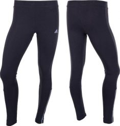 Adidas Legginsy damskie adidas Essentials Fitted granatowe H10252 L. Legginsy damskie Adidas, bez wzorów. Za 123.56 zł.
