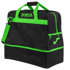 Torba sportowa unisex Joma Training III. Czarne torby sportowe męskie Joma, bez wzorów, z materiału. Za 91.78 zł.