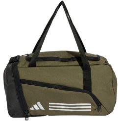 Torba adidas Essentials 3-Stripes Duffel XS. Zielone torby na ramię męskie Adidas, bez wzorów, z materiału, na ramię. Za 112.99 zł.
