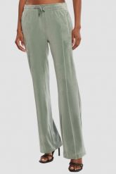 JUICY COUTURE Zielone damskie spodnie z cyrkoniami Tina, Rozmiar XS. Zielone spodnie dresowe damskie Juicy Couture, bez wzorów, z dresówki. W wyprzedaży za 197.99 zł.