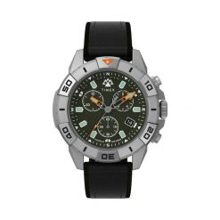 Zegarek Timex. Czarne zegarki męskie Timex, bez wzorów. Za 679.99 zł.