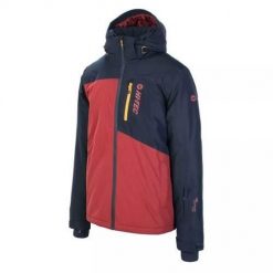 Kurtka narciarska męska Hi-Tec Alpir. Czerwone kurtki sportowe męskie Hi-tec, na zimę, m, bez wzorów, z syntetyku, z kapturem, narciarskie. Za 463.00 zł.