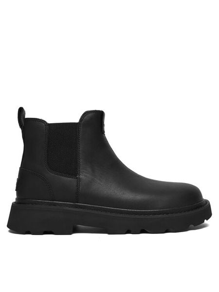 Ugg Sztyblety M Chelsea Lug 1172990 Czarny. Czarne botki męskie UGG, bez wzorów, ze skóry, bez obcasa, bez zapięcia. Za 849.99 zł.