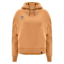 Bluza damska z kapturem Macron FCE Inari. Żółte bluzy damskie Macron, bez wzorów, bez ramiączek, z kapturem. Za 406.50 zł.