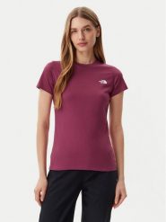 The North Face T-Shirt Simple Dome NF0A87NH Różowy Regular Fit. Czerwone t-shirty damskie The North Face, s, bez wzorów, z bawełny, bez kołnierzyka, bez ramiączek. Za 79.99 zł.