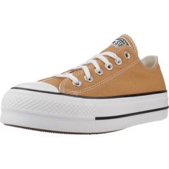 Tenisówki Converse Model Chuck Taylor All Star Lift Ox Kolor Brązowy. Brązowe trampki i tenisówki damskie Converse, bez wzorów, z tkaniny, bez zapięcia. Za 378.55 zł.
