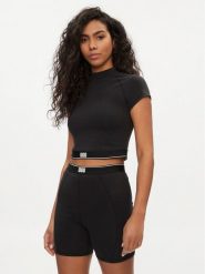 Ugg Bluzka Trina 1152860 Czarny Regular Fit. Czarne bluzki damskie UGG, m, bez wzorów, z bawełny, bez kołnierzyka, bez ramiączek. Za 179.99 zł.