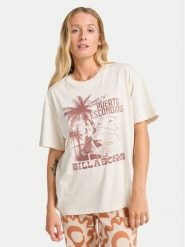 Billabong T-Shirt Oriana EBJZT00474 Beżowy Regular Fit. Brązowe t-shirty damskie Billabong, s, bez wzorów, z bawełny, bez kołnierzyka, bez ramiączek. Za 129.99 zł.