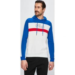 Fila - Bluza. Białe bluzy męskie Fila, l, bez wzorów, z bawełny, bez ramiączek, z kapturem. W wyprzedaży za 169.90 zł.