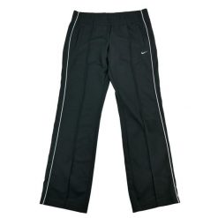 Second life - Damskie czarne spodnie dresowe - Stan bardzo dobry. Czarne spodnie dresowe damskie Nike, bez wzorów, z dresówki, sportowe, na fitness i siłownię. Za 106.46 zł.