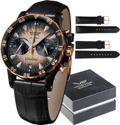 Zegarek Vostok Europe Zegarek damski Vostok Europe VK64-515E627 czarny. Czarne zegarki damskie Vostok Europe. Za 1,990.00 zł.