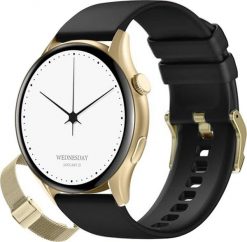 Smartwatch Gravity GT11-1 Złoty (GT11). Żółte zegarki smartwatch Gravity, bez wzorów. Za 164.01 zł.