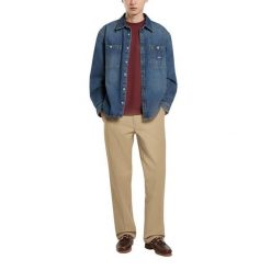 Koszula Dickies Mechanic Khaki. Niebieskie koszule męskie Dickies, m, bez wzorów, bez kołnierzyka, bez ramiączek. W wyprzedaży za 315.65 zł.