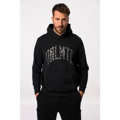 Męska Bluza z kapturem fitness bluza nadruk na piersi kieszeń kangurka. Czarne bluzy męskie JAY-PI, m, bez wzorów, z bawełny, casualowe, bez ramiączek, z kapturem. Za 343.99 zł.