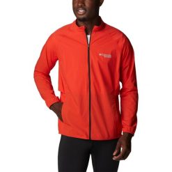 Kurtka do biegania męska Columbia Endless Trail Wind Shell. Brązowe kurtki męskie Columbia, m, bez wzorów, bez kaptura, do biegania. Za 459.00 zł.