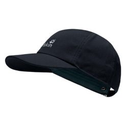 Czapka z daszkiem Jack Wolfskin. Niebieskie czapki damskie Jack Wolfskin, bez wzorów, z materiału, eleganckie. Za 83.99 zł.