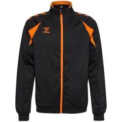 Kurtka z dresu Hummel Core 2.0. Brązowe kurtki męskie Hummel, bez wzorów, z dresówki, sportowe, bez kaptura. Za 223.50 zł.