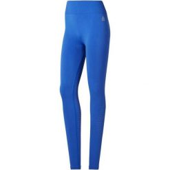 Legginsy damskie Reebok Wor Myt Seamless Tight. Niebieskie legginsy damskie Reebok, bez wzorów, z dzianiny. Za 156.99 zł.