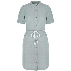 Damska sukienka sportowa LOAP Nury, S. Fioletowe sukienki damskie LOOP, na lato, m, bez wzorów, z bawełny, sportowe, bez kołnierzyka, bez ramiączek, sportowe. Za 90.91 zł.