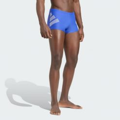 Bokserki Big Bars. Białe bokserki męskie Adidas, bez wzorów, z dzianiny. Za 139.00 zł.